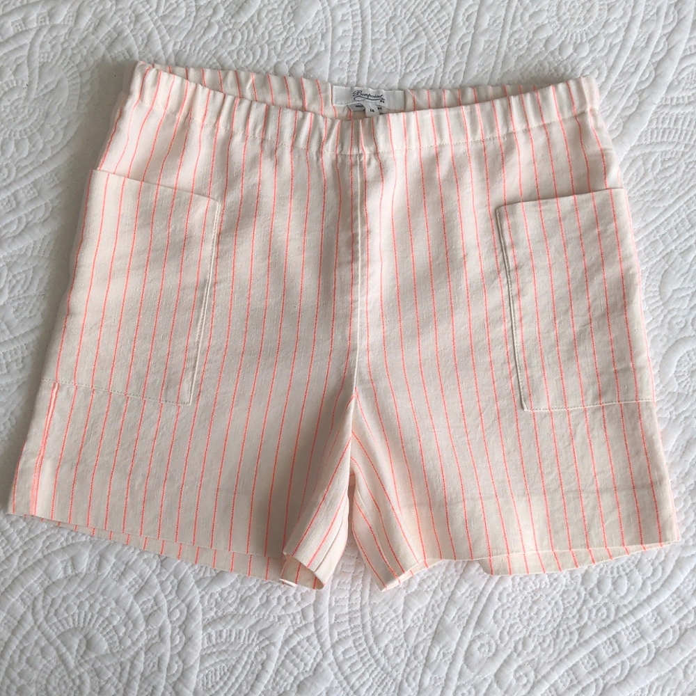 Bonpoint Linen Striped Shorts - Picture 2 of 6